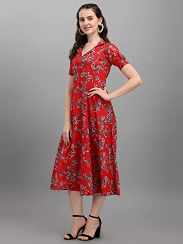 Image of Wedani Women's Chiffon A-Line Maxi Dress