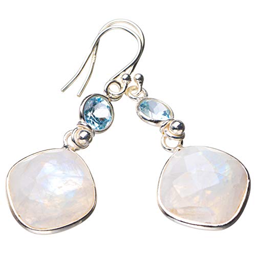 Boucles d'oreilles pierre de lune naturelle, un cadeau inoubliable