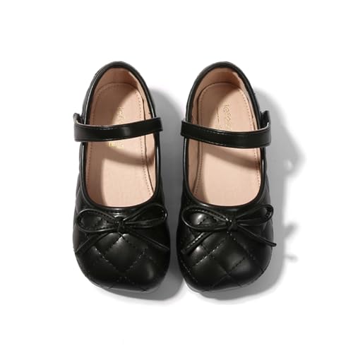 Girl Mary Jane Ballet Flats Comfort Bowknot School Party Dress Shoes2