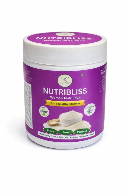 Nutribliss Women Nutri Plus | Organic Nuts & Seeds Nutrition Mix | Iron & Protein Rich Superfood | No Preservatives | 200g | Women Wellness Drink-image-43