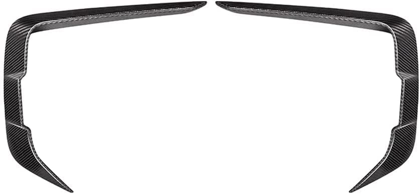 MUCCGQ Real Carbon Front Bumper Canards Splitter Flap Trim for BMW 8 Series G14/G15/G16 2018-IN