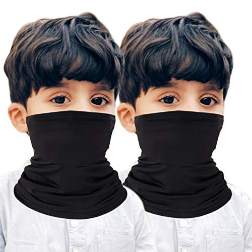 6-10 Years Kids Balaclavas Breathable Face Cover Stretchable Neck Gaiter Tube Sun Protection Bandanas for Girls Boys3