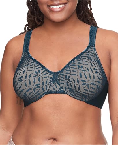Image of Olga Women's Sheer Leaves Minimizer Bra