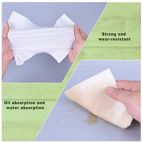 Image of Cleanroom Wipes Lint Free,9 inch X 9 inch 300 PCS Nonwoven Cleanroom Wipes,55% cellulose+45% polyester,Good Adsorption Suitable for Labs,Electronic Equipment,Cleanroom,0609