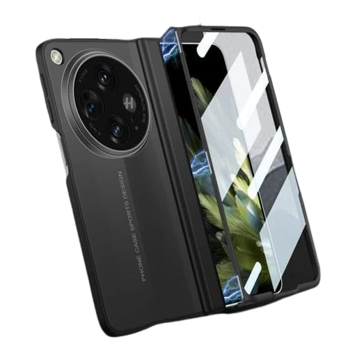 Image of MILLION CASES Back Cover Case for OnePlus Open Soft TPU Shockproof Protective BladeRunner Ultra Thin Matte Case(Black)