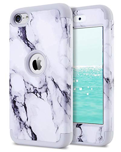 Dailylux iPod Touch 7 Case,iPod Touch 5 Case,iPod Touch 6 Case,3in1 Hybrid Impact
