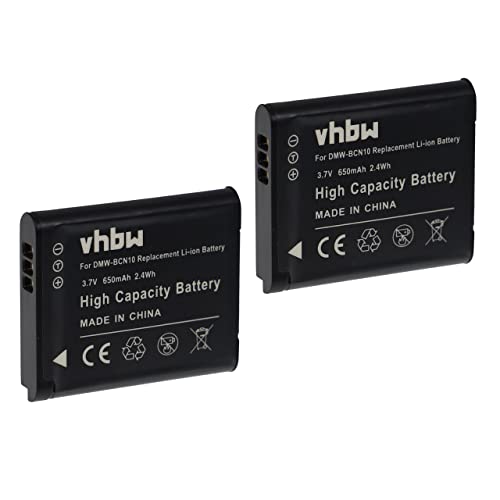 2 x Batteria vhbw compatibile con Fotocamera