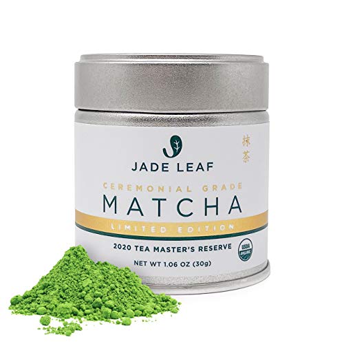 Jade Leaf - Limited Edition Organic Ceremonial Matcha - Authentic Japanese Origin - 2020 Tea Master's Reserve (1.06 Ounce)