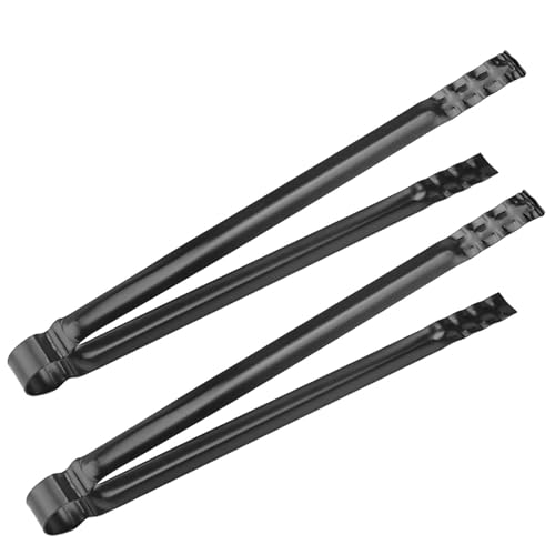 HERCHR 2PCS Grill Tongs, 11.8inch Long Charcoal Tong, Multifunctional Metal BBQ Clip Tongs Clamp for Garbage Charcoal Serving Tools Clip Fireplace Tongs