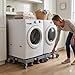 Adjustable Appliance Base Stand – Heavy-Duty Rolling Platform with Lockable Wheels | Extendable & Anti-Vibration for Washer, Dryer, Fridge, Freezer & Kitchen Appliances