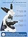 Woehrsh Microscope for Adults 40X-5000X Magnification Lab Grade with Dual Mechanical Stages and HD USB (Compound Microscope)
