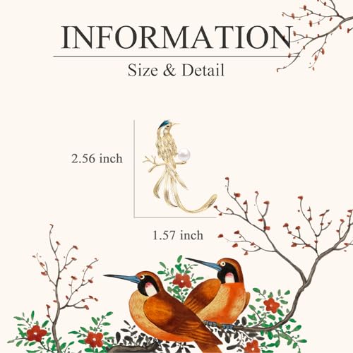 Image of Animal Brooch for Women Rhinestone Brooch Pin 18k Gold Plated Animal Lapel Pin Fashion Jewelry Gift for Mom Wife