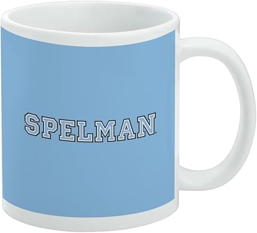 Vista 333 de Taza de cerámica con el logotipo principal de la Universidad de St. John, taza de regalo novedosa para café, té y bebidas calientes, 11oz, blanca