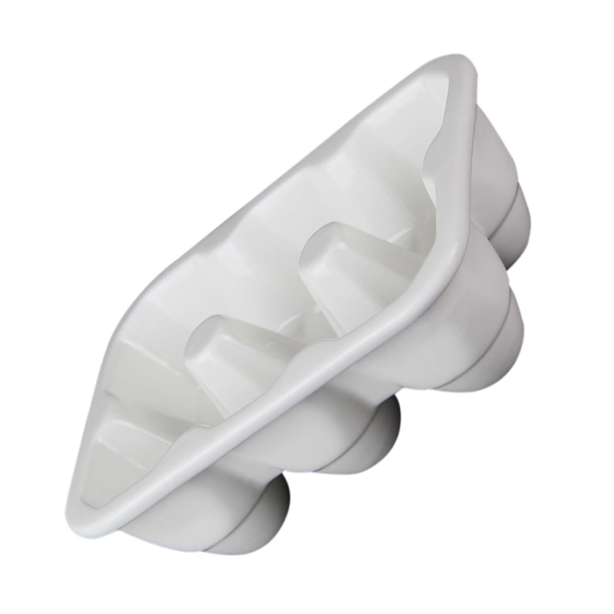 Porcelaine Boîte de Conservation des Œufs 6 Compartiments