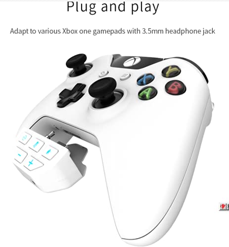 Wzmacniacz dźwięku z wieloma korektorami dźwięku adapter do słuchawek kompatybilny z Xbox One Series X/S adapter do słuchawek audio kompatybilny z zestawem słuchawkowym Xbox, sterowanie