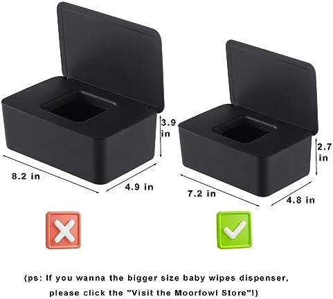 Moorfowl 3Pcs Hello Sweet Cheeks Flushable Wipes Holder Container Baby Wipes Dispenser Cute Funny Rustic Farmhouse Bathroom Decor (Black White Grey) - 1