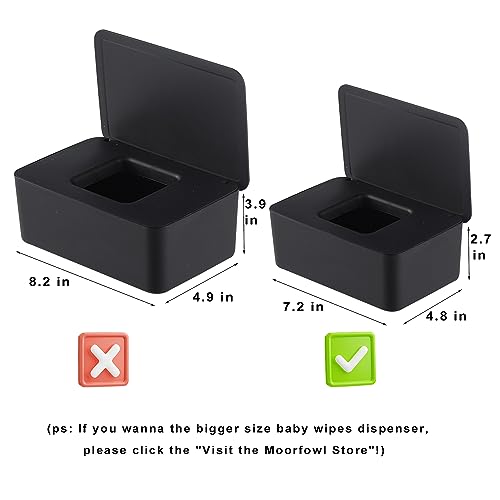 Moorfowl 3Pcs Hello Sweet Cheeks Flushable Wipes Holder Container Baby Wipes Dispenser Cute Funny Rustic Farmhouse Bathroom Decor (Black White Grey)