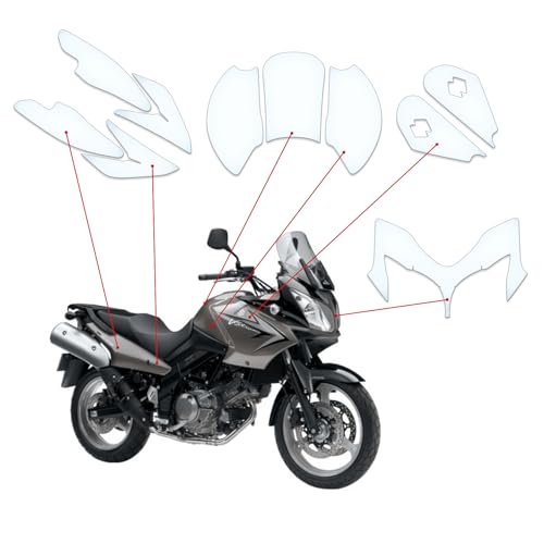 Steinschlag - Lámina protectora de pintura para Suzuki V-Strom DL650 2011, transparente