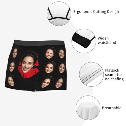 Cusom Boxers with Picture, Personalized Face Boxers for Men Customize, Boxers with Face Custom4