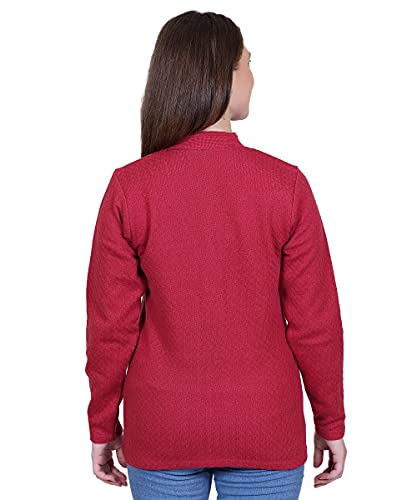 Image of Women Woolen v-Neck Cardigan Pullover Sweater for Winter wear with Front Pockets Plus Sizes Also Available