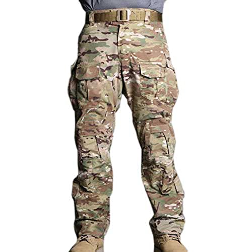 Emersongear AOJQ Gen3 Combat Pants Mens Duty Camo Airsoft Military Army Pants (Multicam Arid, X-Large)