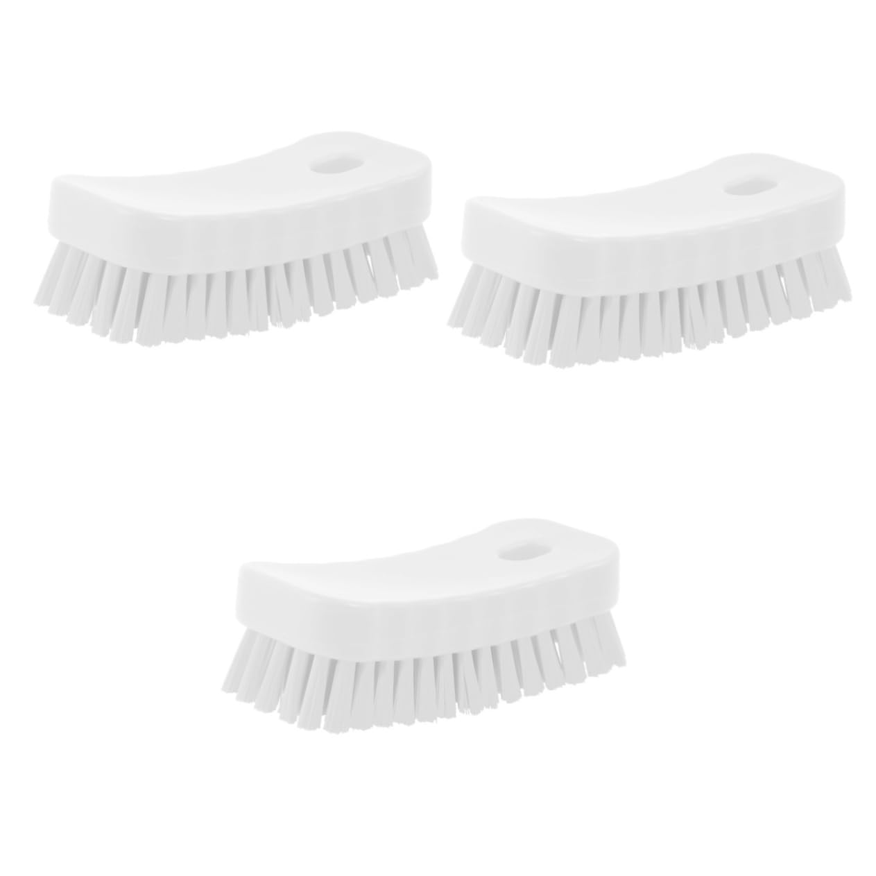 FRCOLOR 3 Piezas Cepillo Para Las Uñas Cepillos De Manicura Para Uñas Cepillo Para Limpieza De Uñas Herramienta De Uñas De Manicura Polipropileno Lavabo Herramientas De Uñas