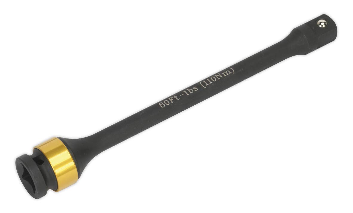 Sealey Gold Torque Stick - 1/2" Drive 90-135Nm Colour Coded - Prevent Over Tightening **Vs2245 - 110Nm**