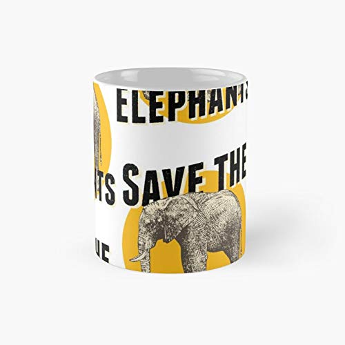Save the elephants | Novelty Gift Cup for Women, Girlfriend