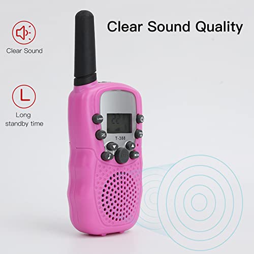 Homesen Walkie Talkie portátil portátil para crianças 2 vias rádios 3 km de longo alcance educaciona