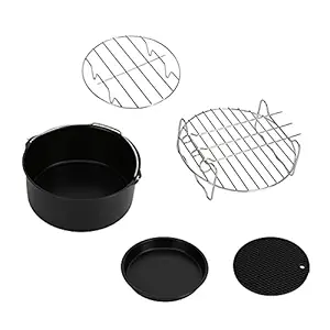Air Fryer Cooking Accessories, Food Grade Professional Practical Air Fryer Accessories for Electric Fryer for 7 inch Fryer'