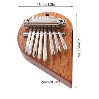 Mini kalimba avec 8 touches - Piano à pouce - Instrument de musique Marimba - Instrument de musique - Pour enfants et… – Image 2