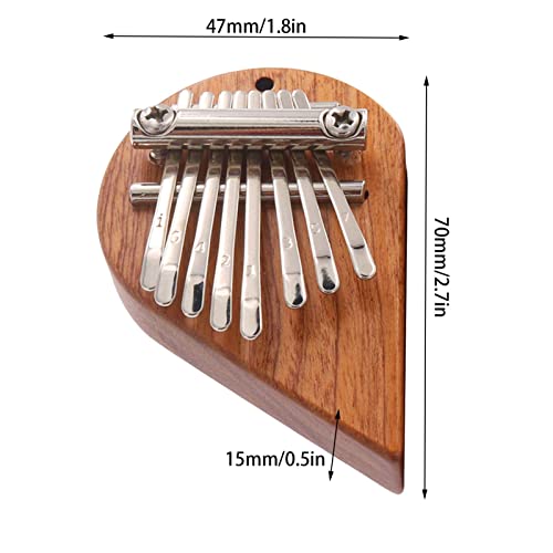 Mini kalimba avec 8 touches – Piano à pouce – Instrument de musique Marimba – Instrument de musique – Pour enfants et… - Les Beatles, Paul McCartney, John Lennon, RIngo Starr, George Harrison Mini kalimba avec 8 touches - Piano à pouce - Instrument de musique Marimba - Instrument de musique - Pour enfants et… – Image 3