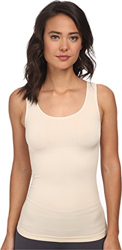 Yummie Women's Lena Seamlessly Shaped Tank Base Layer Top, Nude, L-XL