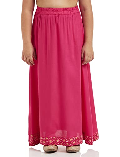 Image of Amazon Brand - Jam & Honey Girl's Rayon Salwar Suit (J&H-GE-T-SKD-10 Pink 3-4 Years)
