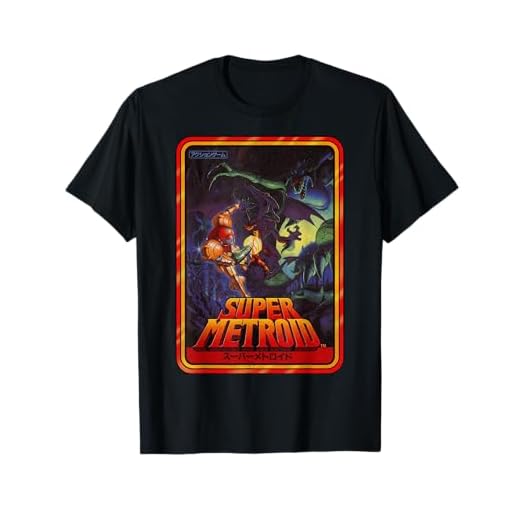 Nintendo Super Metroid Kanji Poster Style Graphic T-Shirt T-Shirt