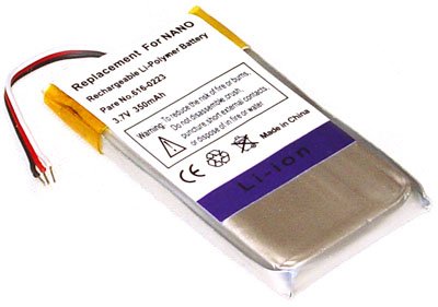Battery for Apple iPod Nano 4gb a1137 2gb 1gb 616-0224 616-0223 1st Gen Generation MA350LL/A