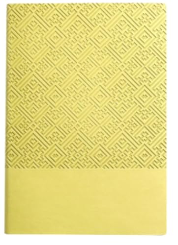 WOLKKAMノートブック シンプルで新鮮なソフトレザーメモ帳 ビジネスオフィスメモ帳 (イエロー)