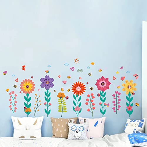Vinilos Decorativos Florales para Pared – 2 Piezas miniatura 2