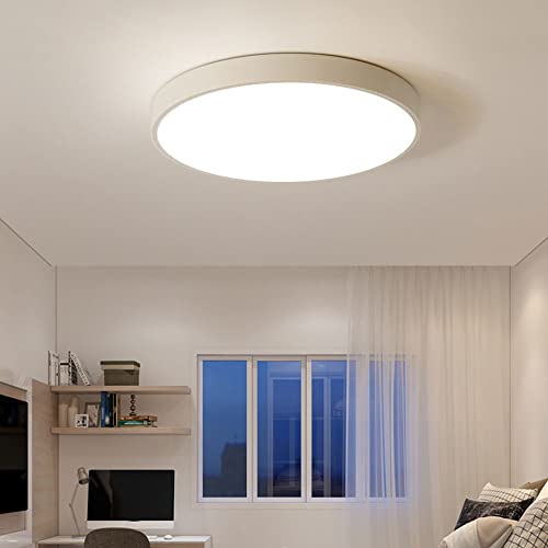 Plafonnier LED ultra-fin YRYRYW multicolore avec télécommande - 7