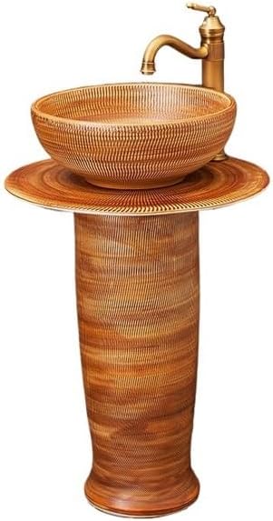 Pedestal Sinks Sink Wash Basin Floor-Standing Bathroom Column (A)