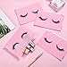 Noverlife 100PCS Eyelash Bags, Eyelash Aftercare Bags, Cosmetic Bags Packaging with Small Zipper, Empty Lash Makeup Storage Bags Pouches Women Travel Pouch Cases, 6