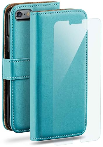 Kit de protection à 360° pour iPhone 6s et iPhone 6 avec housse intégrale turquoise