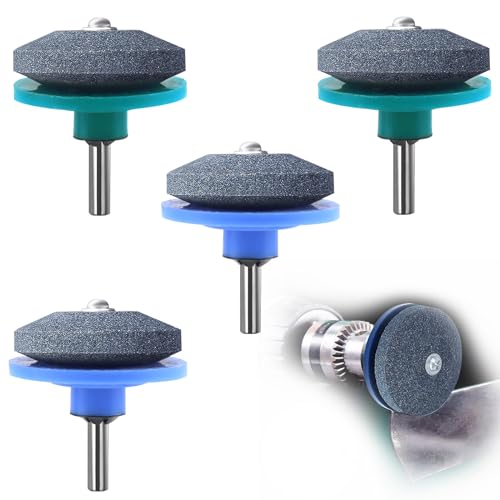 Taozoey Afilador de Cortacésped, 4*Cortacésped Afilador de Cuchillas, Cortacésped Afilador, Afilador de La Cortadora de Césped, Herramientas de Afilado