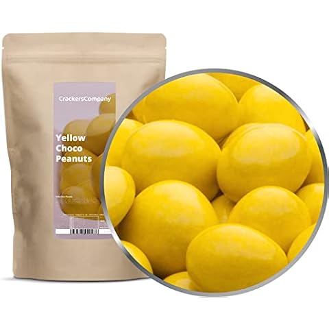 1 x 750g Erdnüsse in Vollmilchschokolade GELB vegetarisch Cover