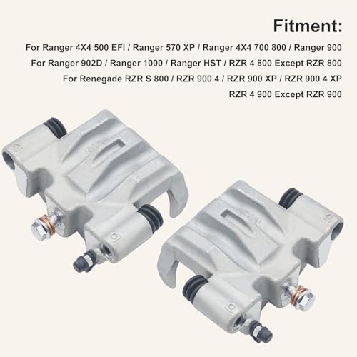 Image of 1911283 1911284 Front Left Right Brake Caliper for Polaris Ranger 900 800 500 EFI 1000 570 700 HST, RZR 800 900 1000 RS1, GEM GENERAL 1000 with Pads