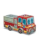 Crocodile Creek – Fire Engine – 48-piece jigsaw puzzle – Includes vehicle shaped storage box