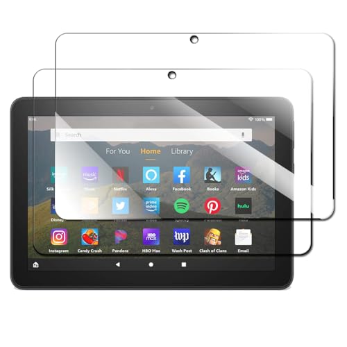 Warmyee [2 Pack] Screen Protector Compatible with All-new for HD 8 / HD 8 Plus Tablet (2022/2024 Release) 8 Inch Tempered Glass