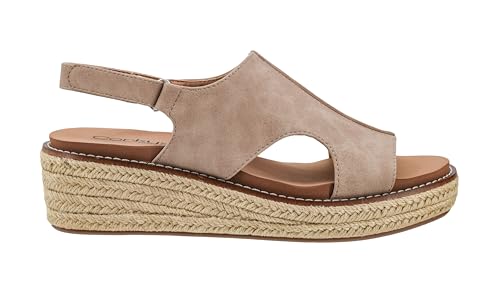 Corkys Footwear Women's Ready Or Not Wedge Sandals with 2-Inch Heel - Comfort-Enhancing EVA Insoles, Hook and Loop Closure, and Stylish Jute Wrapped Bottom Design2