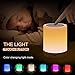 Amouhom Lámpara Nocturna de Control Táctil, lamparas de mesita de noche Portable...