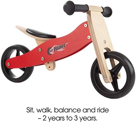 Lil' Rider 2-in-1 Wooden Balance Bike 